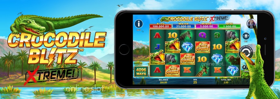 crocodile blitz xtreme mobile slot