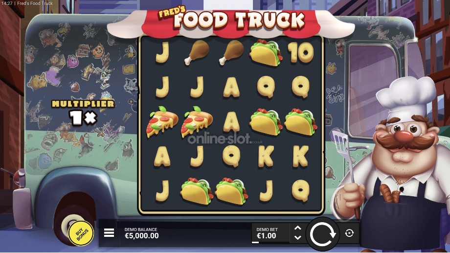 freds food truck slot base game