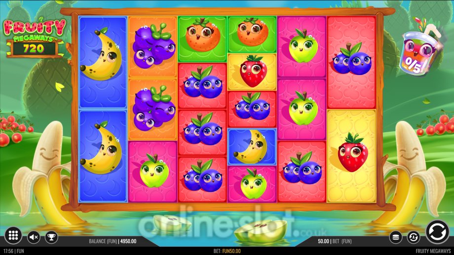 fruity megaways slot base game