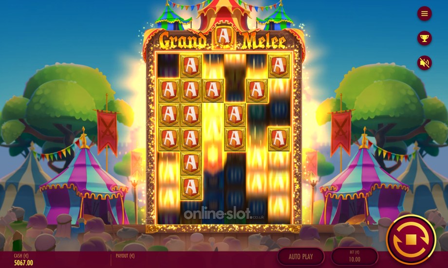grand melee slot game area expansion feature