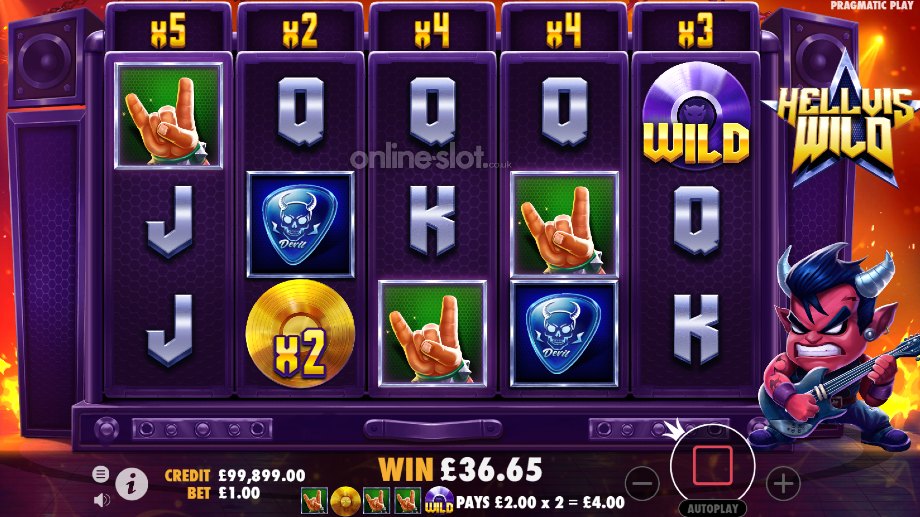 hellvis wild slot free spins feature