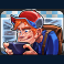 london tube slot kid on phone symbol
