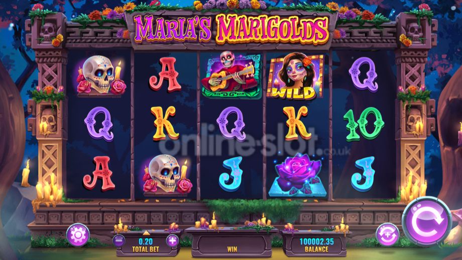 marias marigolds slot base game