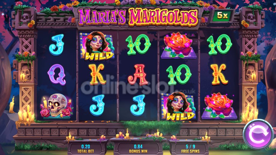 marias marigolds slot free spins