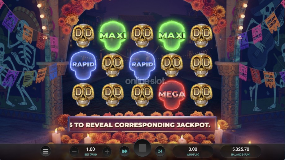 pinata popper dream drop slot dream drop bonus feature