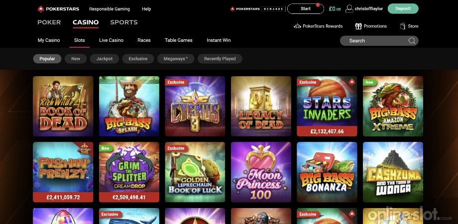 pokerstars casino desktop site