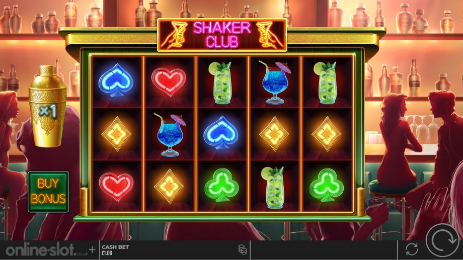 shaker club slot base game