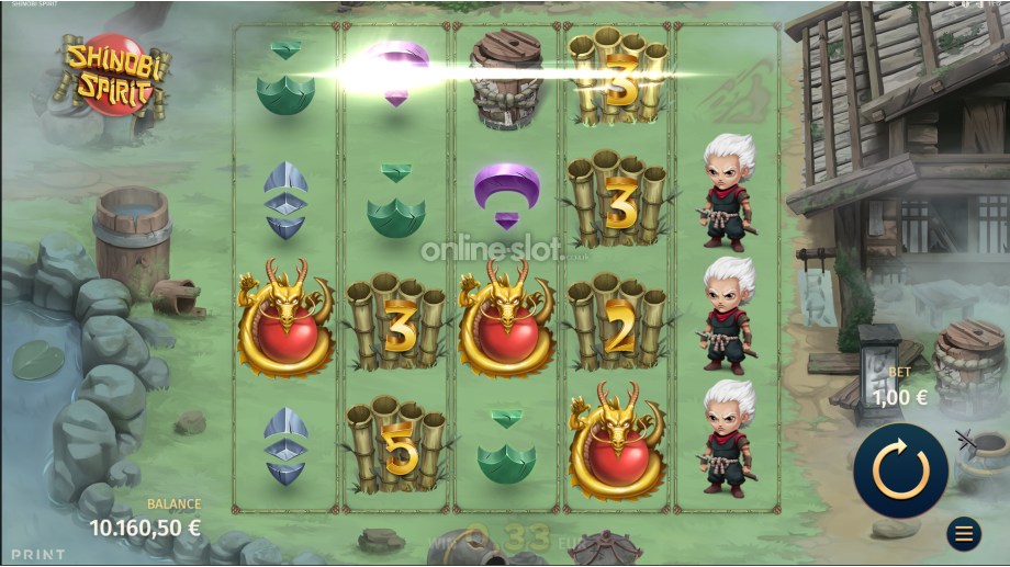 shinobi spirit slot base game