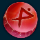 spellbinding mystery slot red rune stone symbol