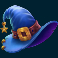 spellbinding mystery slot wizards hat symbol