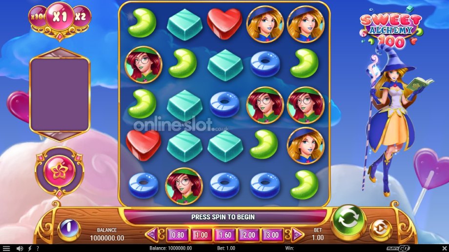 sweet alchemy 100 slot base game