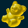 sweet candy cash megaways slot yellow gummy bear symbol