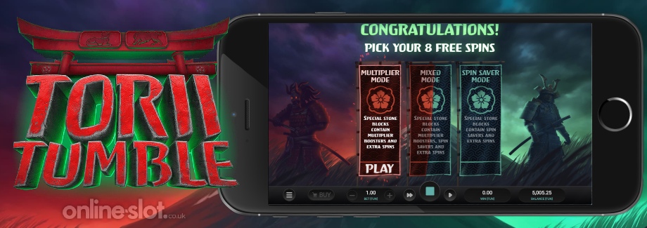 torii tumble mobile slot