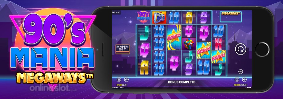 90s mania megaways mobile slot