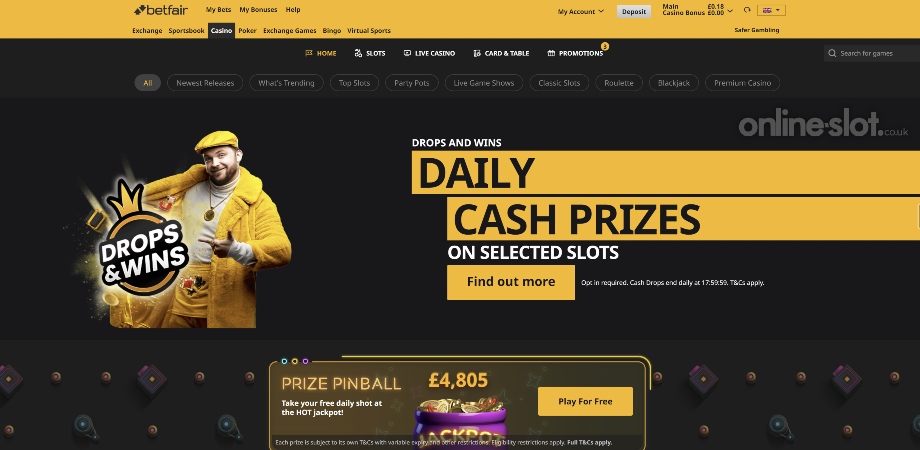 betfair casino site