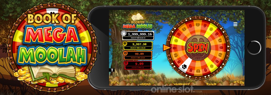 book of mega moolah mobile slot