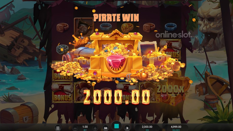 castaway cove slot treasure chest feature