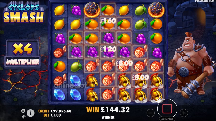 cyclops smash slot free spins feature