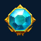 diamond cascade slot blue gem symbol