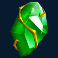 diamond cascade slot green cluster gem symbol