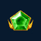 diamond cascade slot green gem symbol