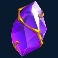 diamond cascade slot purple cluster gem symbol