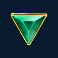 diamond cascade slot turquoise triangle gem symbol