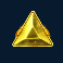 diamond cascade slot yellow triangle gem symbol