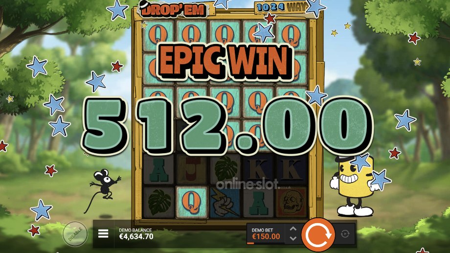 drop em slot drop symbol feature