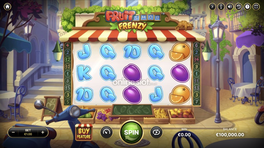 fruit shop frenzy slot base game