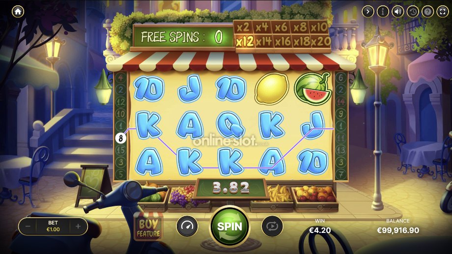 fruit shop frenzy slot frenzy mode feature