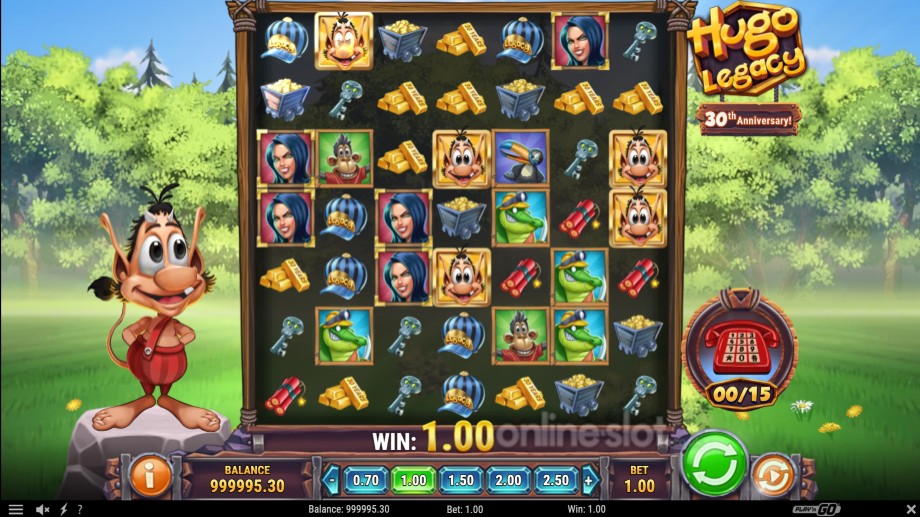 hugo legacy slot base game
