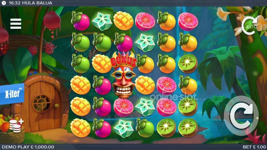 hula balua slot base game