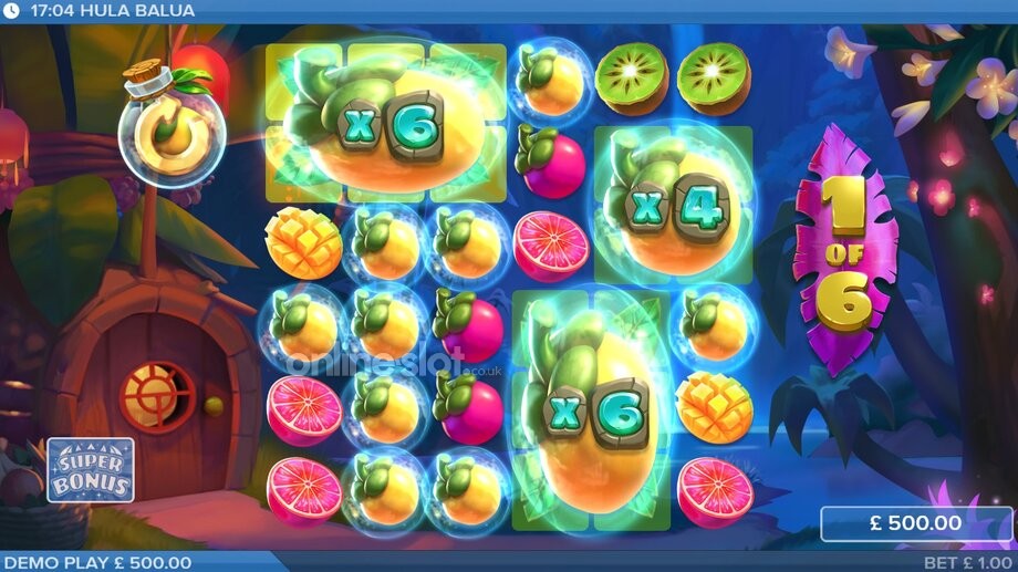 hula balua slot super bonus feature