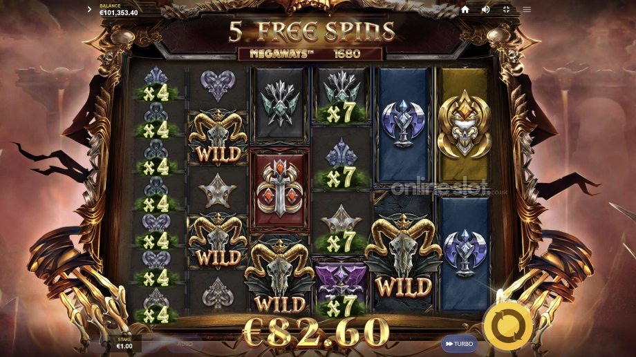 judgement day megaways slot free spins feature