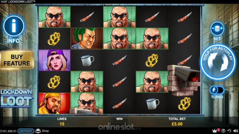 lockdown loot slot base game