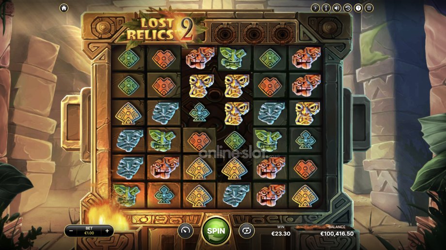 lost relics 2 slot base game