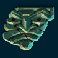 lost relics 2 slot dark green aztec mask symbol