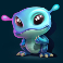 rocket blast megaways slot blue alien symbol