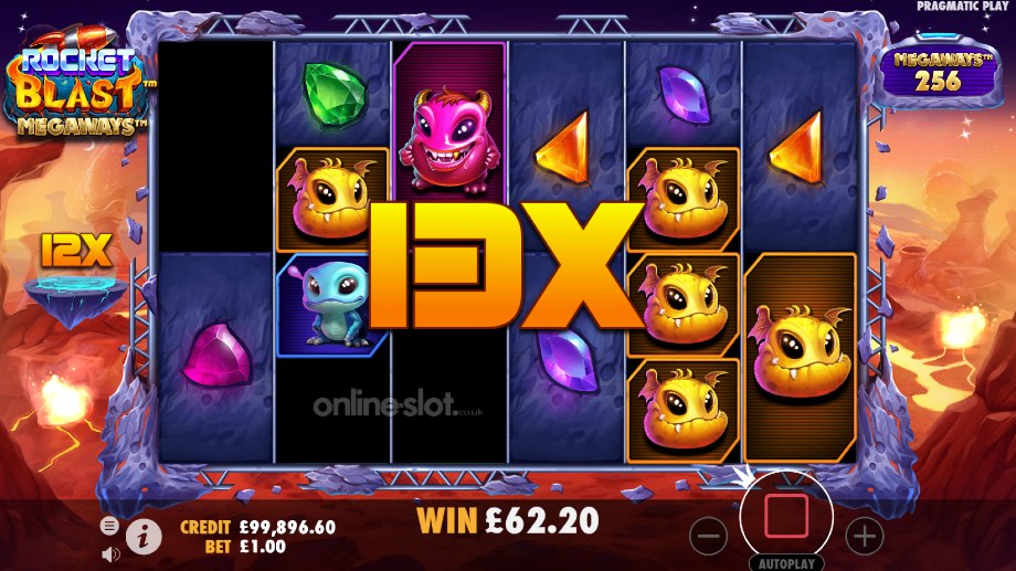 rocket blast megaways slot free spins feature