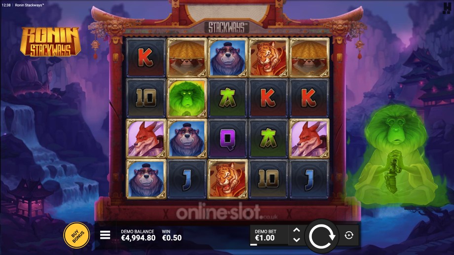 ronin stackways slot base game