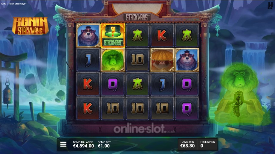 ronin stackways slot free spins