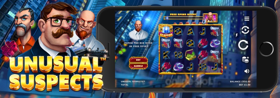 unusual suspects mobile slot
