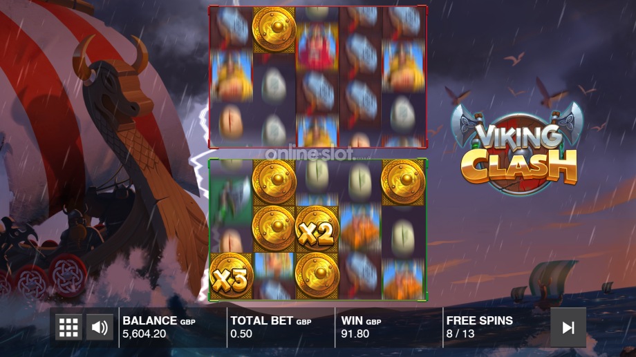 viking clash slot viking battle free games feature