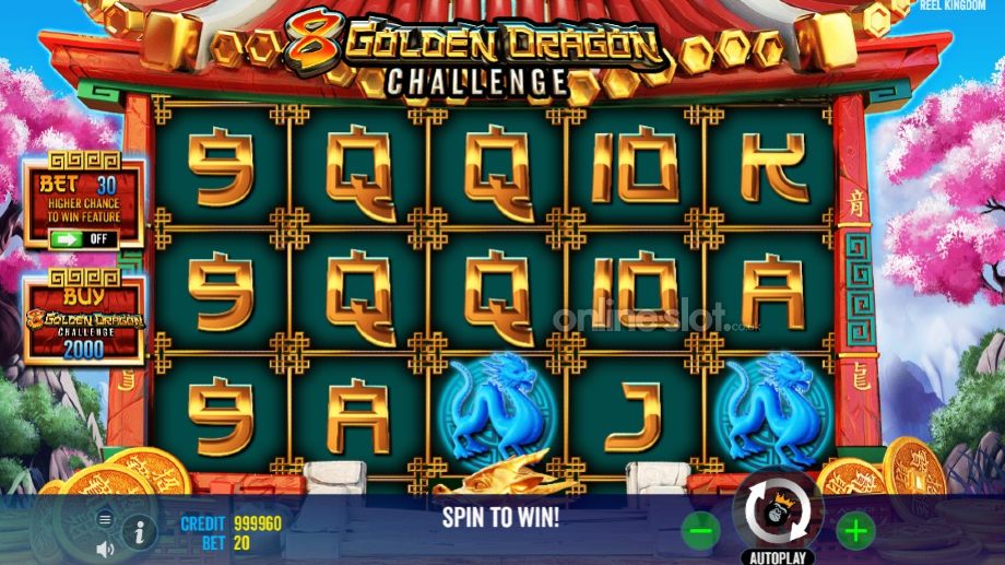 8 golden dragon challenge slot base game