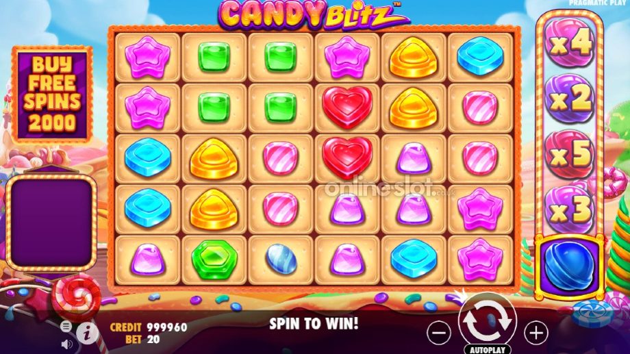 candy blitz slot base game