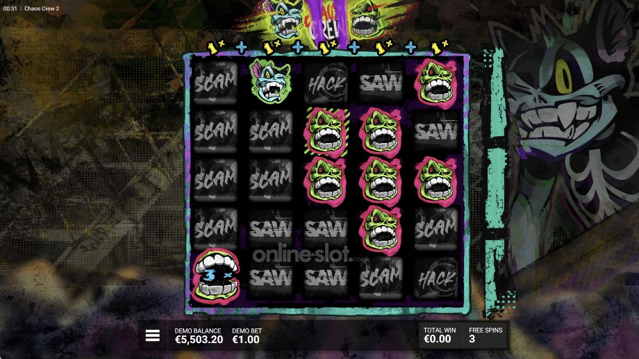 chaos crew 2 slot bonus feature