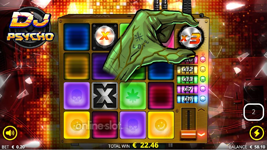 dj psycho slot psycho spins feature