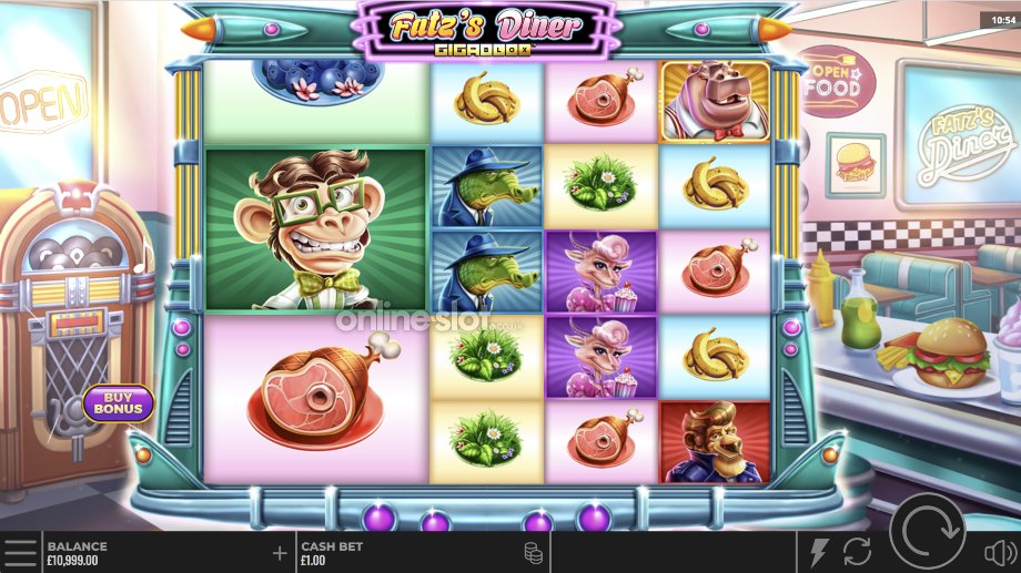 fatzs diner slot base game