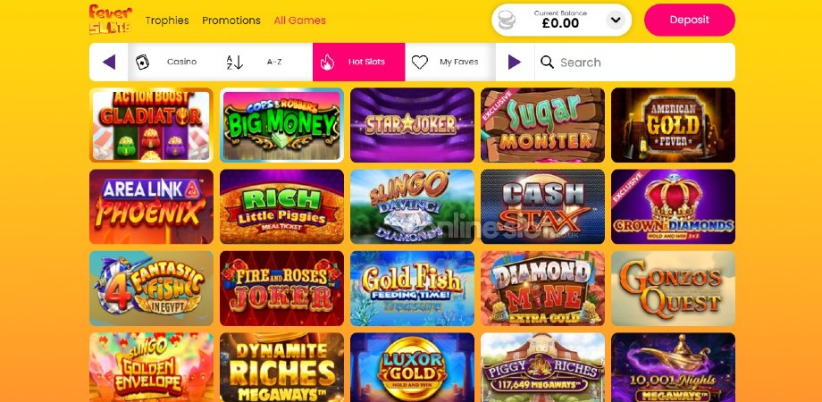 fever slots site